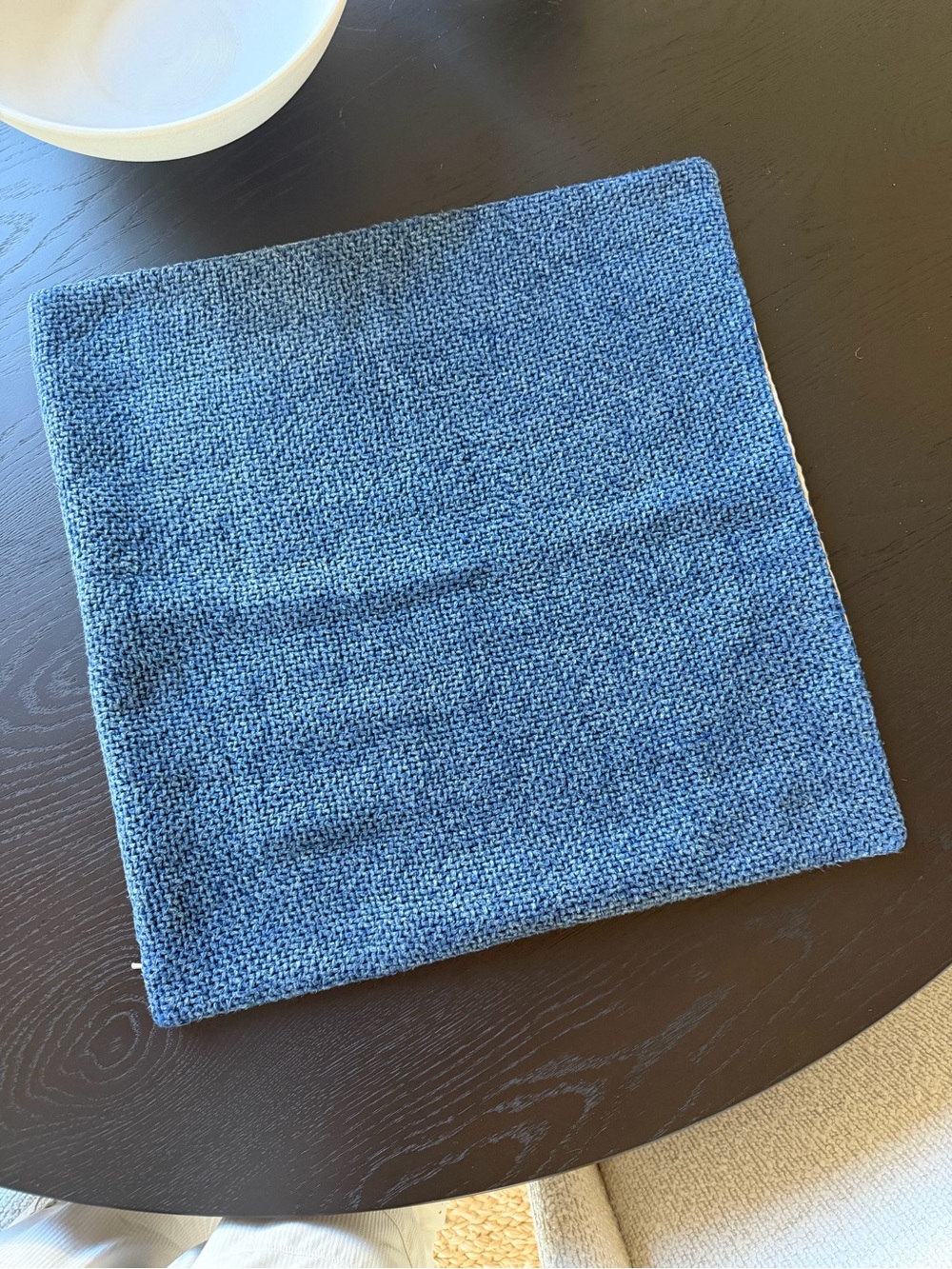 NWOT Pottery Barn Textured Pillow Cover - Stormy Blue - Picture 2 of 6